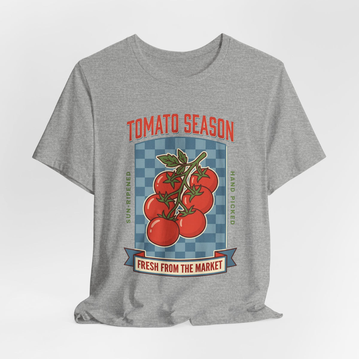 Tomato Season Tee | Vintage Food Graphics, Market Produce T-Shirt, view 21 | Fitkitty Culture®