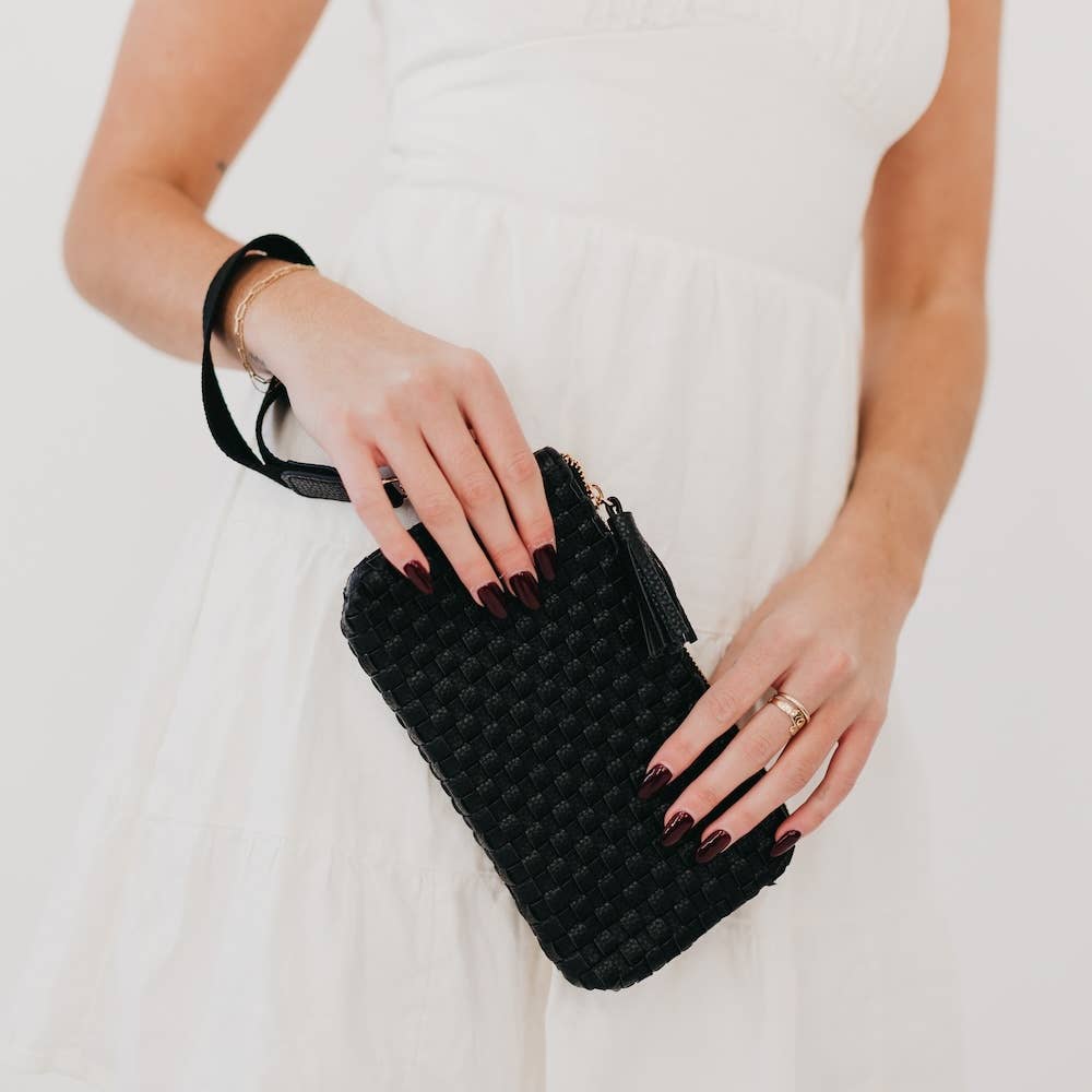 Emma Woven Clutch Wristlet - House of Caelo Athleisure Wear, Yoga Wear &  Women's Clothing