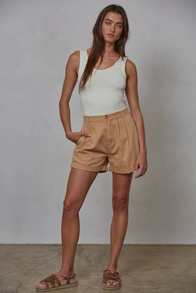Seamless Reverse U-Neck Tank, view 16 | Fitkitty Culture®