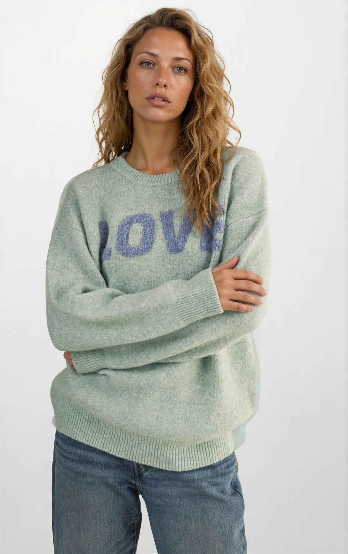 Love Cozy Soft Knit Sweater - House of Caelo Athleisure Wear, Yoga Wear &  Women's Clothing