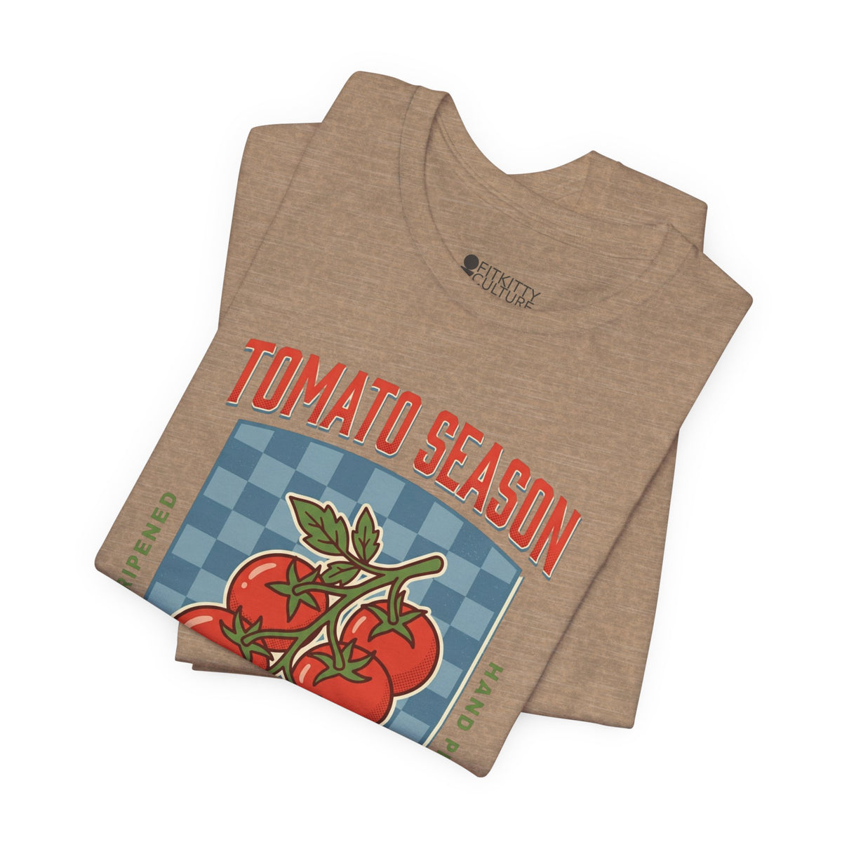Tomato Season Tee | Vintage Food Graphics, Market Produce T-Shirt, view 23 | Fitkitty Culture®
