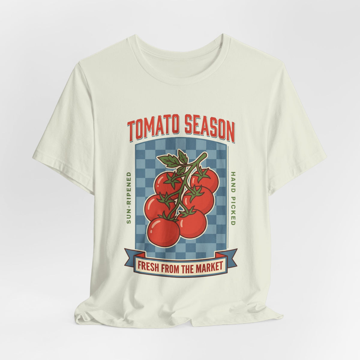 Tomato Season Tee | Vintage Food Graphics, Market Produce T-Shirt, view 12 | Fitkitty Culture®