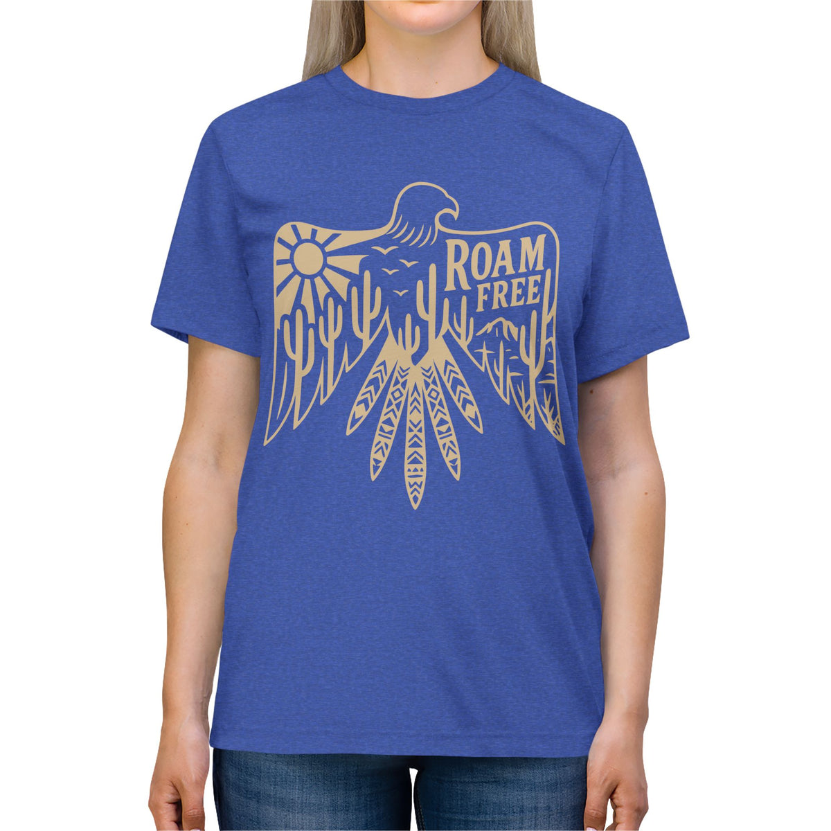 Roam Free Thunderbird Graphic Tee — Southwestern Adventure T-Shirt