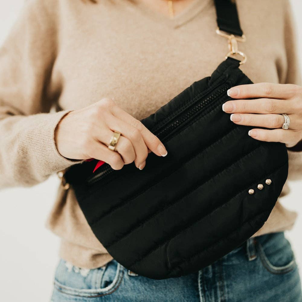 Jolie Quilted Puffer Crossbody Bag — alternate product view 3