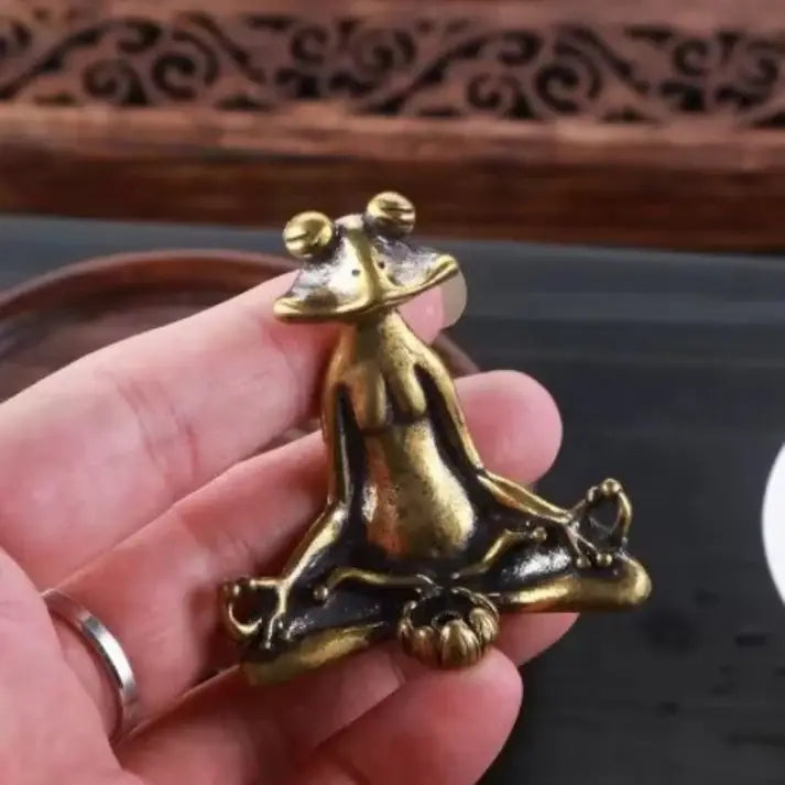 Zen Brass Incense Frog — alternate product view 11