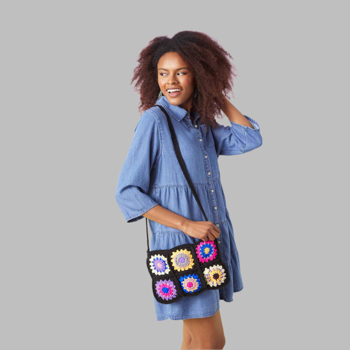 Marisa Tiered Chambray Dress - House of Caelo Athleisure Wear, Yoga Wear &  Women's Clothing