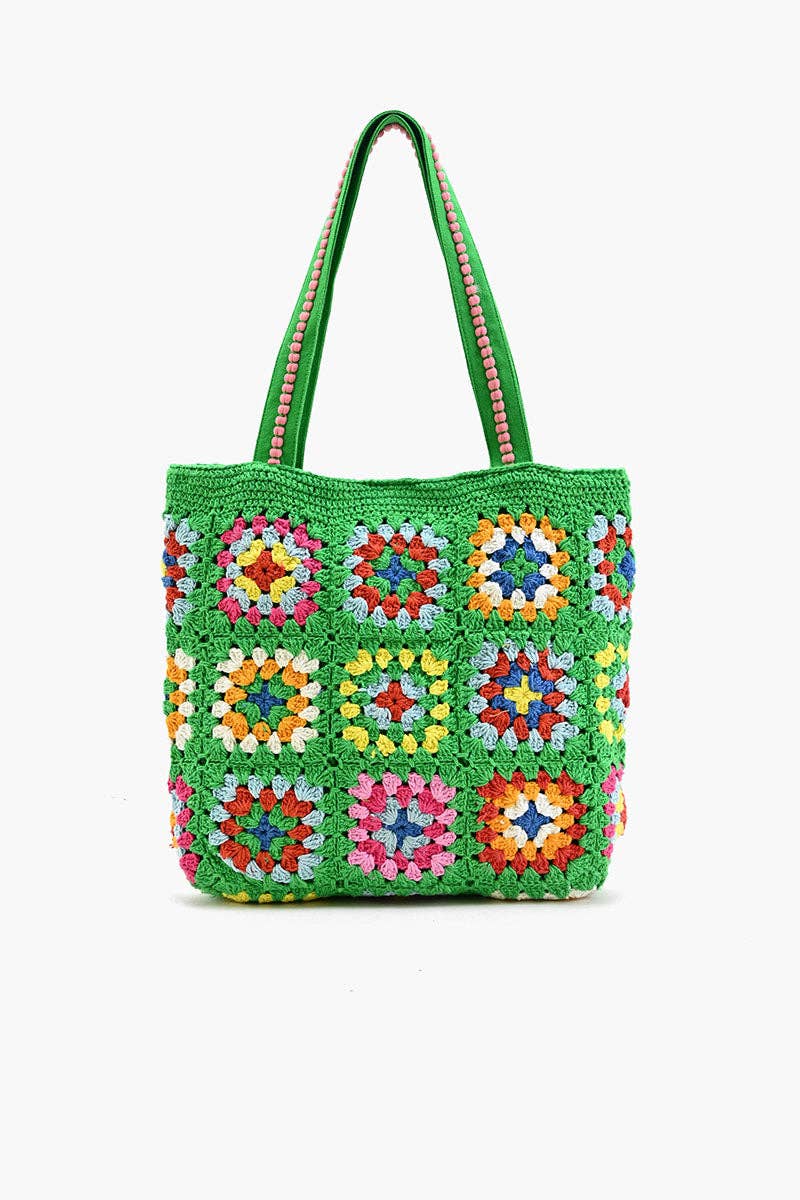 Rooted Radiance Crochet Tote- Sustainable Fashion - House of Caelo Athleisure Wear, Yoga Wear &  Women's Clothing