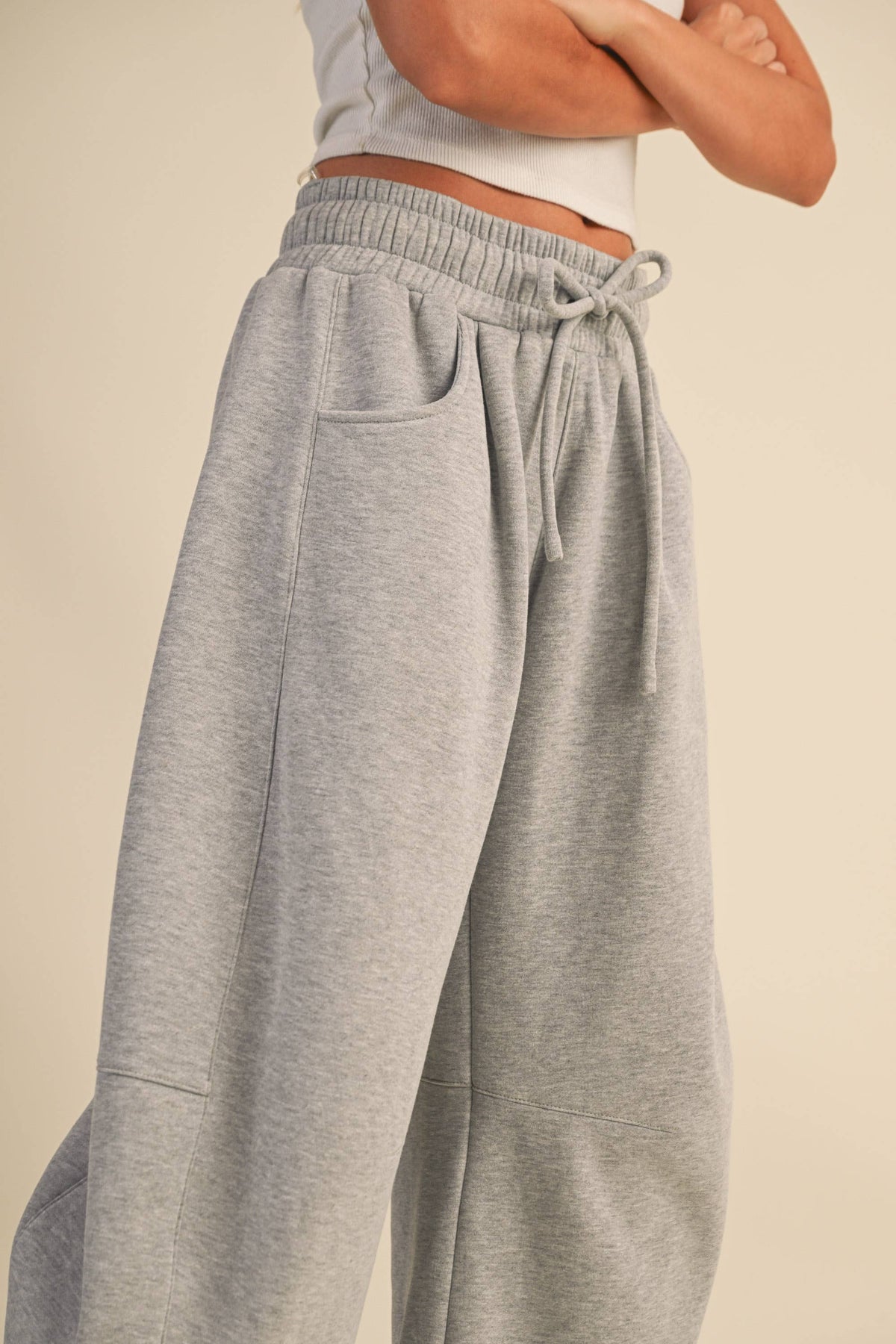 CloudSoft™ Barrel-Leg Sweatpants — alternate product view 10
