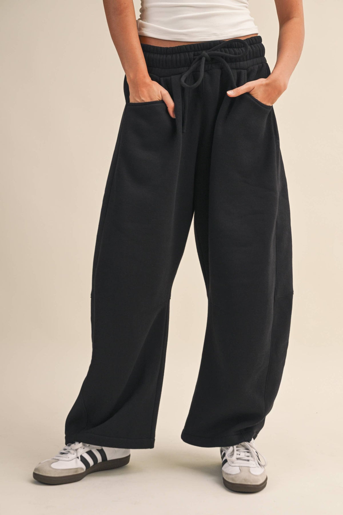 CloudSoft™ Barrel-Leg Sweatpants — alternate product view 12