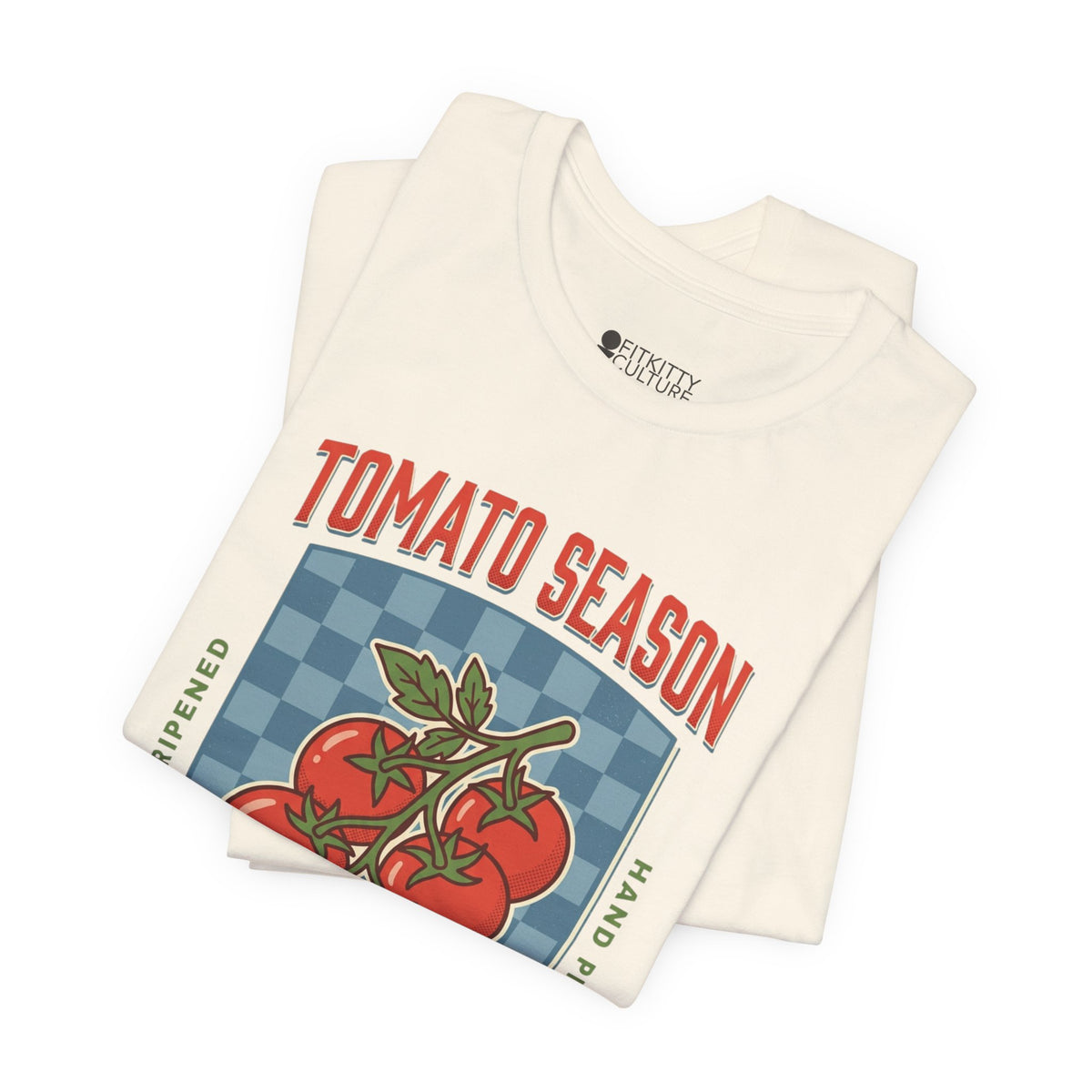Tomato Season Tee | Vintage Food Graphics, Market Produce T-Shirt, view 17 | Fitkitty Culture®