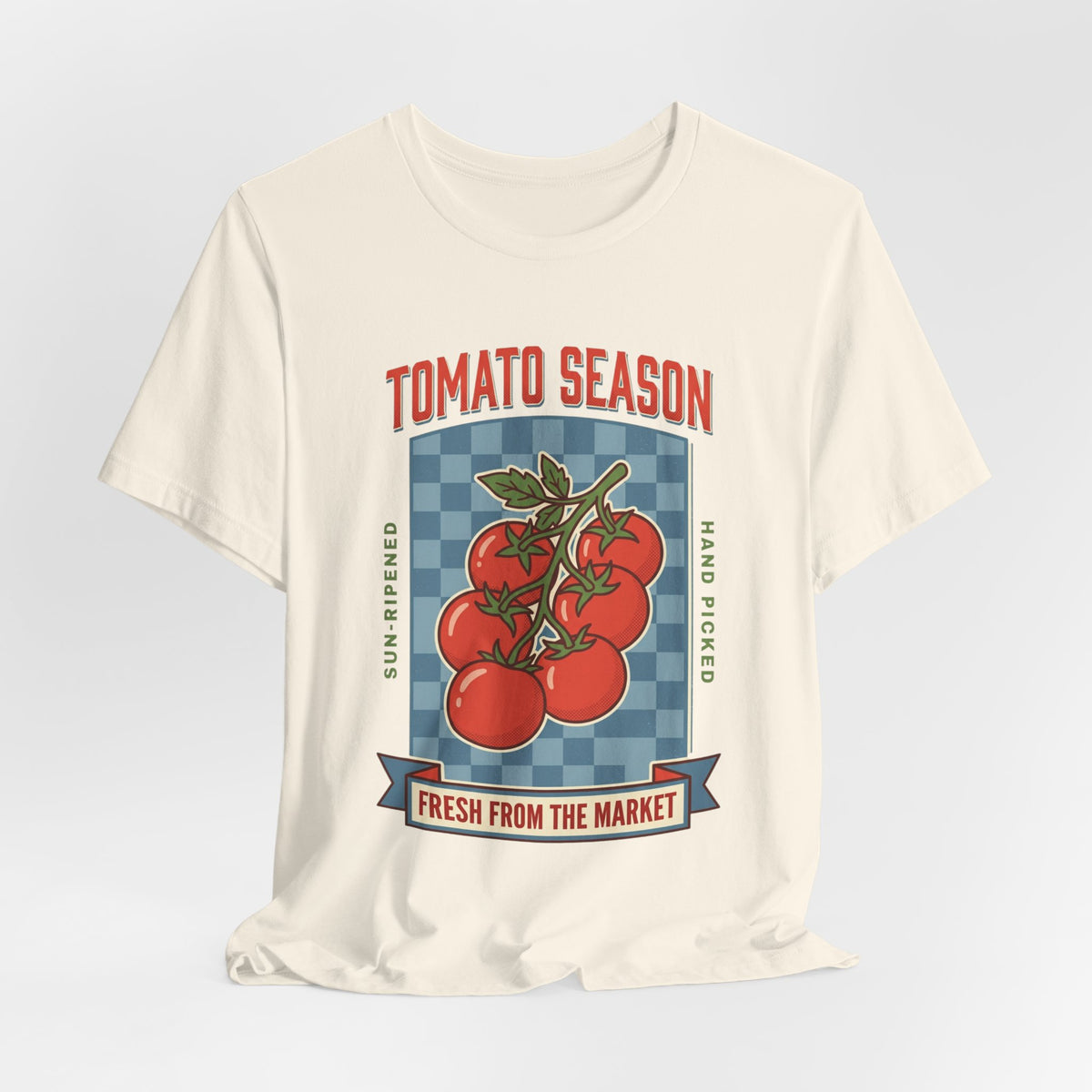 Tomato Season Tee | Vintage Food Graphics, Market Produce T-Shirt, view 18 | Fitkitty Culture®