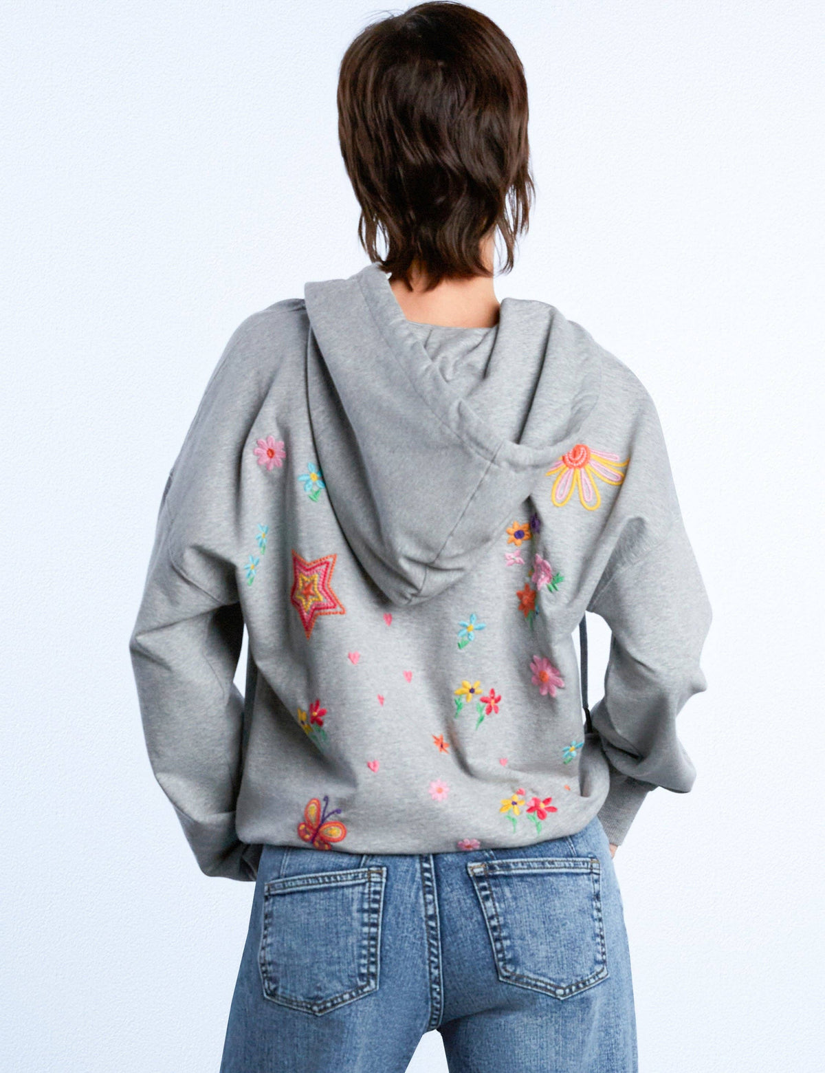 Sketchbook Embroidered Zip Hoodie — alternate product view 4