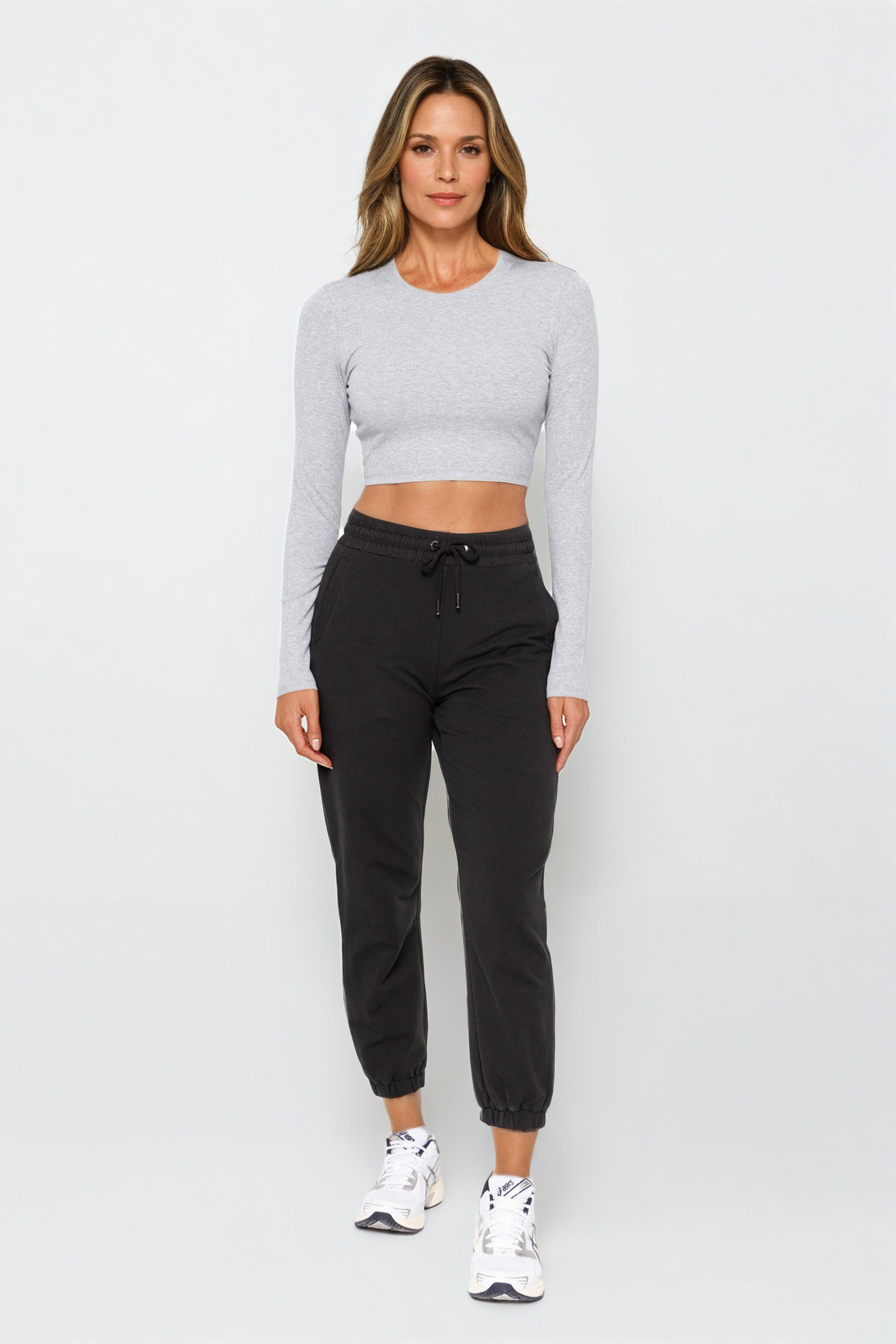 Vitality Micro-Ribbed Crop Top, Clothing, House of Caelo Athleisure Wear, Yoga Wear & Leggings, House of Caelo Athleisure Wear, Yoga Wear &  Women's Clothing
