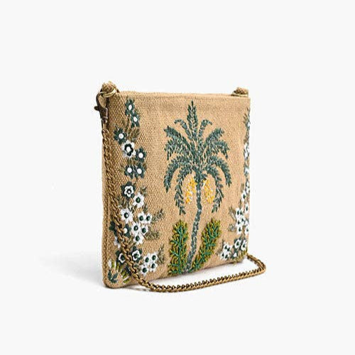 Desert Oasis Embellished Clutch – Luxe Handwoven Jacquard - House of Caelo Athleisure Wear, Yoga Wear &  Women's Clothing