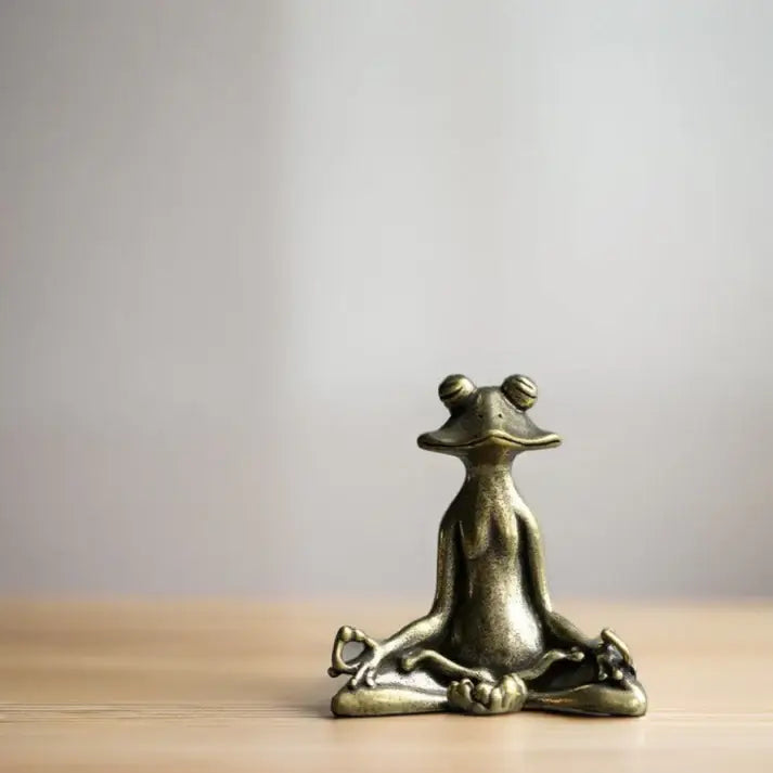 Zen Brass Incense Frog — alternate product view 6