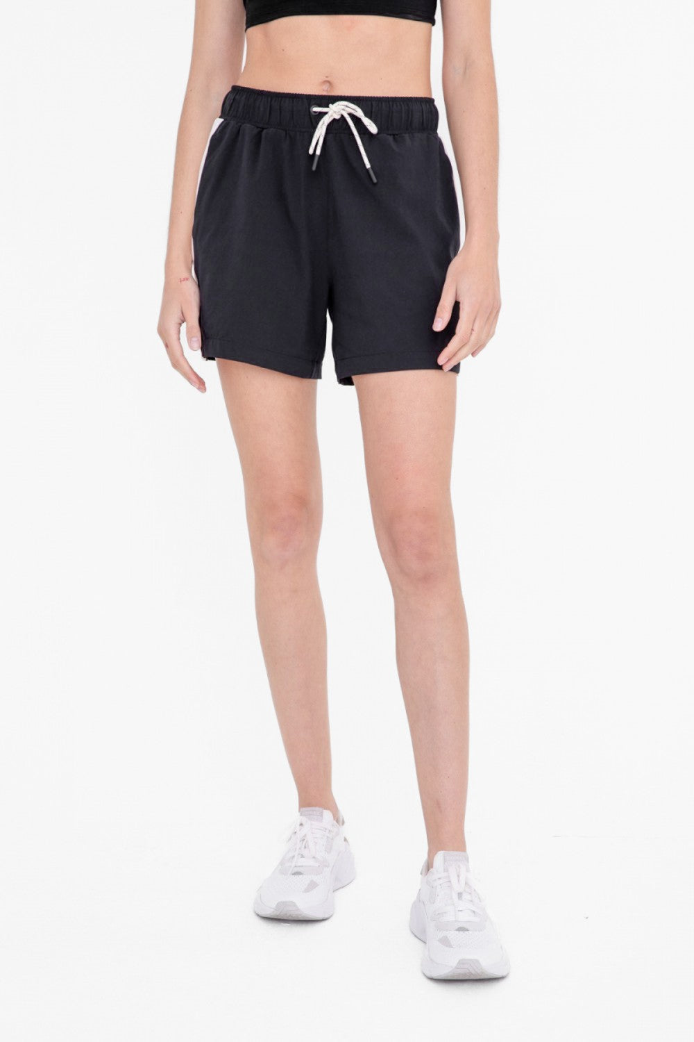 Water-Resistant Stripe Active Shorts, shorts, House of Caelo, House of Caelo