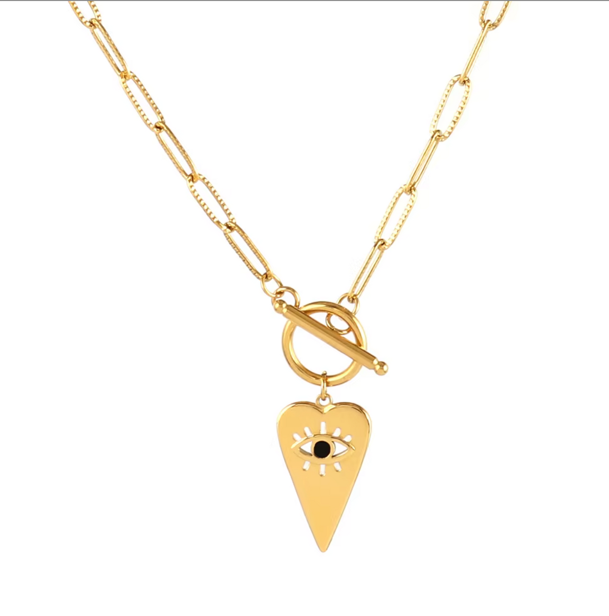 Golden Oracle Toggle Necklace - Fitkitty Culture Athleisure Wear, Yoga Wear &  Women's Clothing