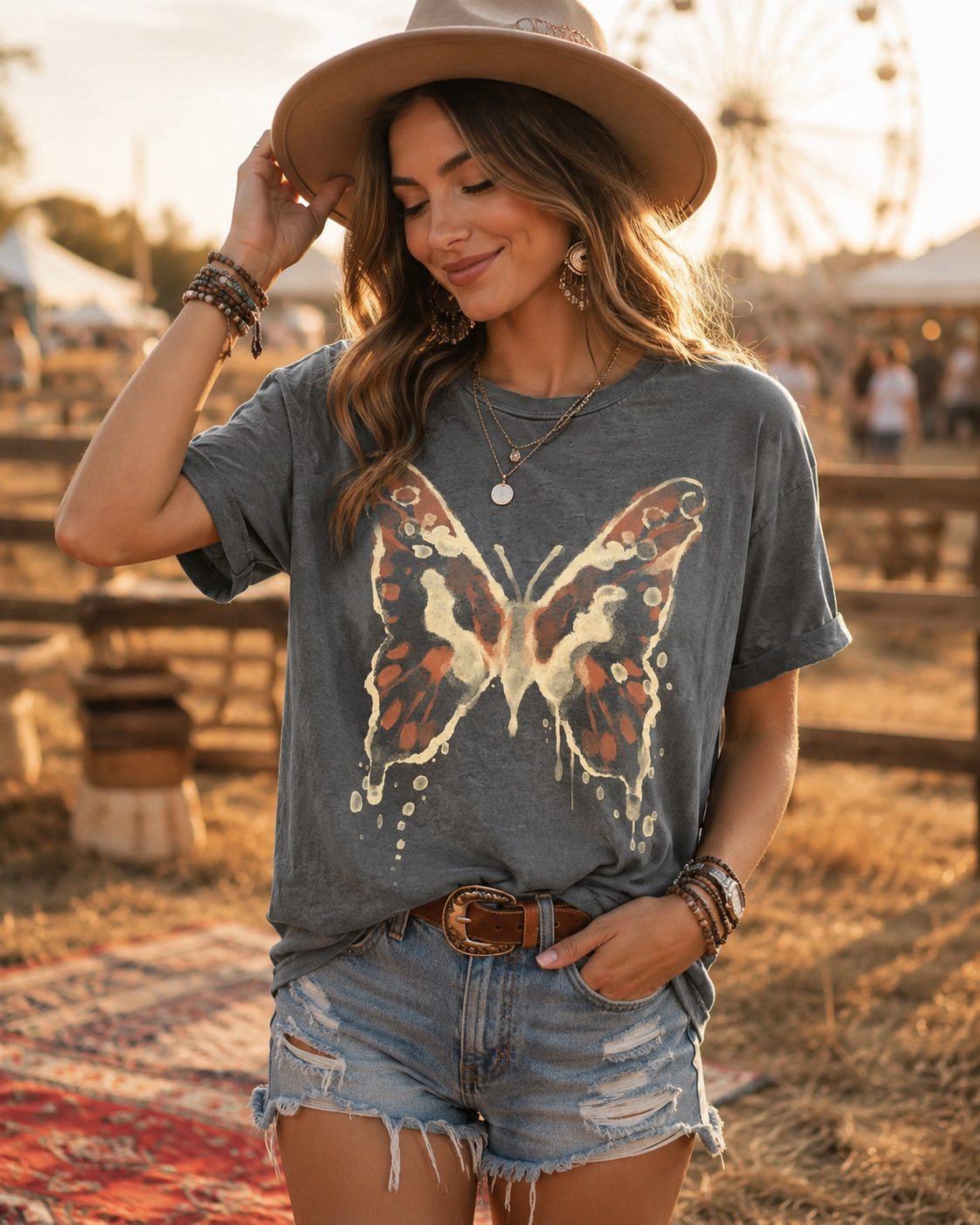 Butterfly Graphic Top — alternate product view 5