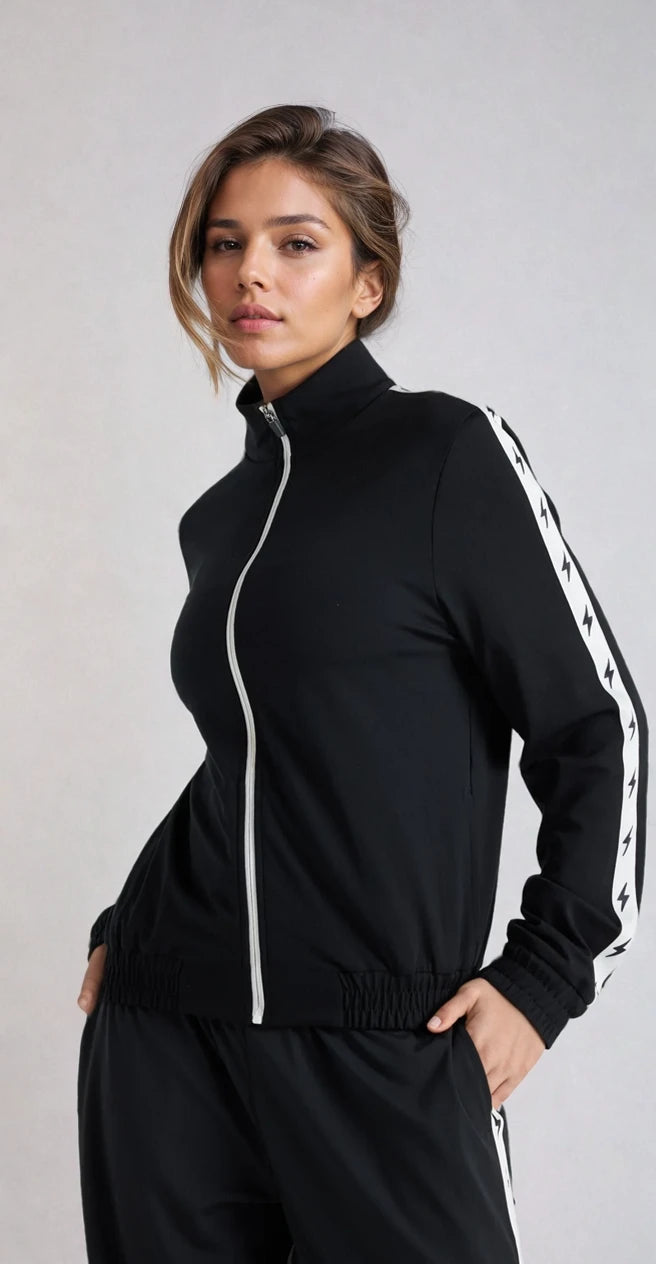 Bolt Track Jacket, Clothing, Electric Yoga, House of Caelo Athleisure Wear, Yoga Wear &  Women's Clothing