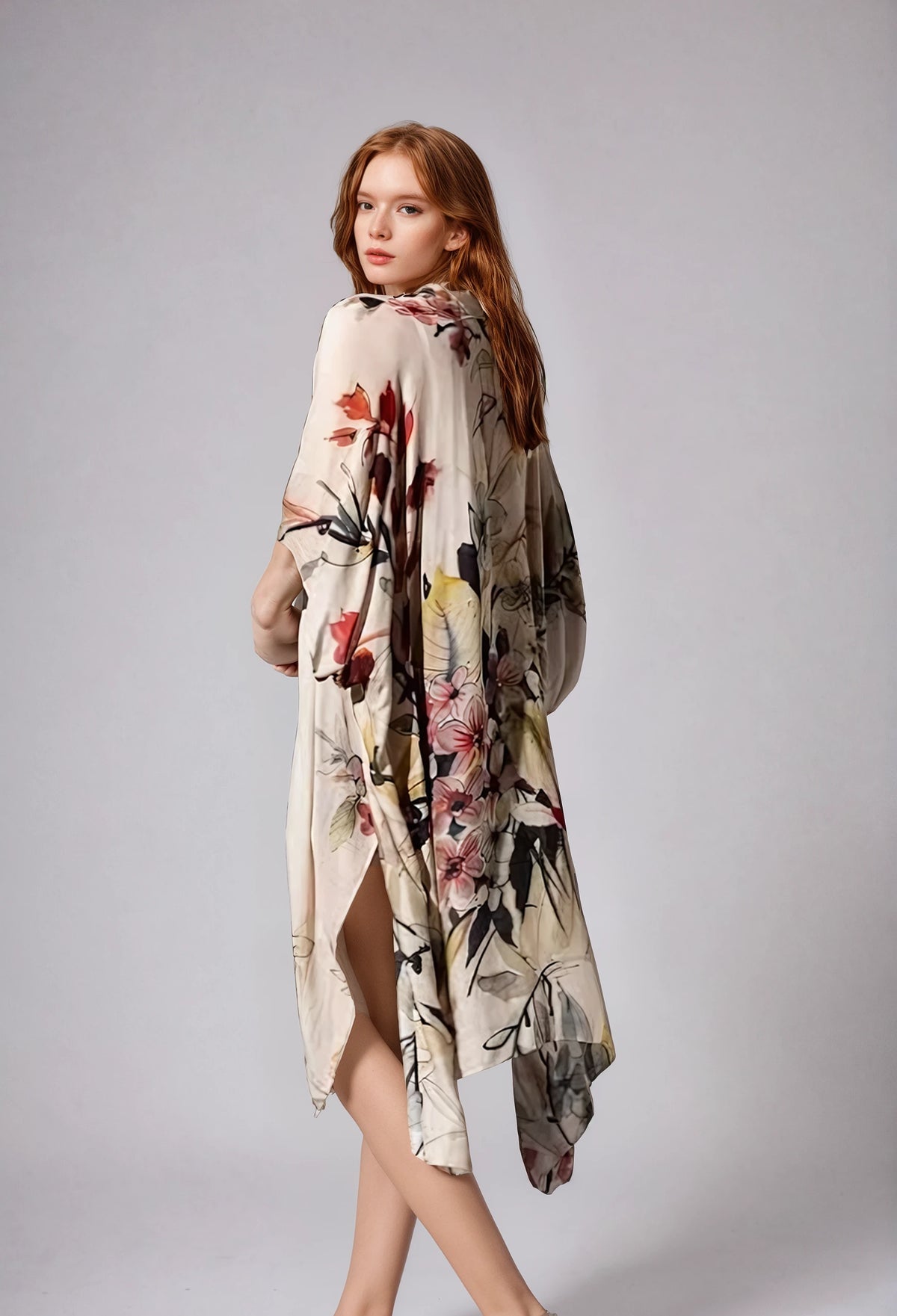 Fleur Serenity Kimono — side view