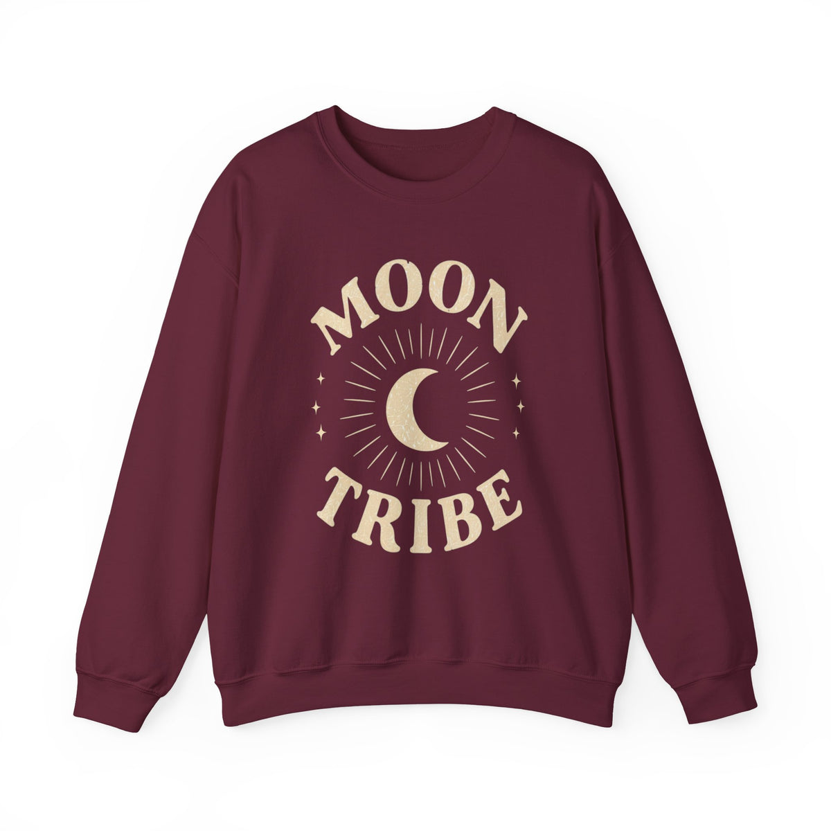 Maroon Front Moon Tribe Sweatshirt