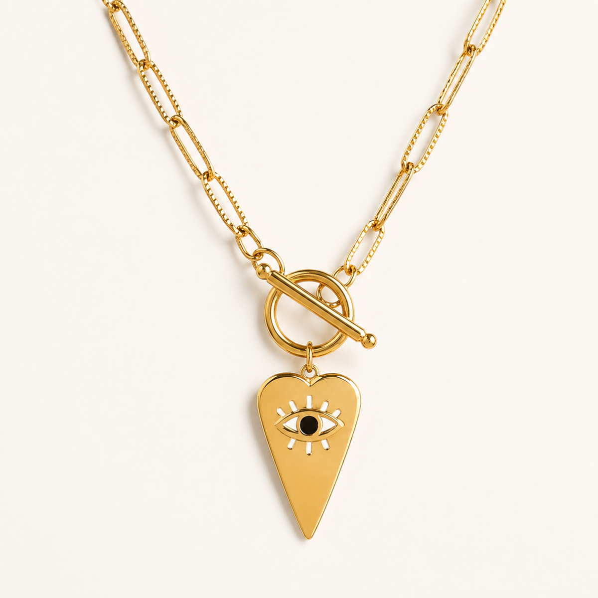 Golden Oracle Toggle Necklace - Fitkitty Culture Athleisure Wear, Yoga Wear &  Women's Clothing