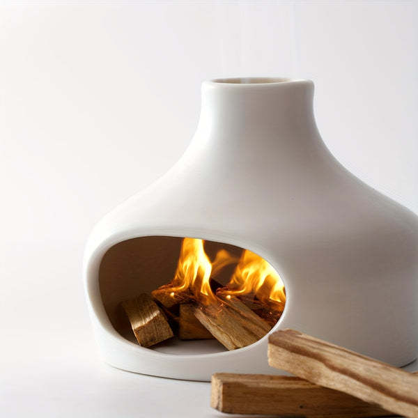 Serene Flame Ceramic Palo Santo Burner — main product image