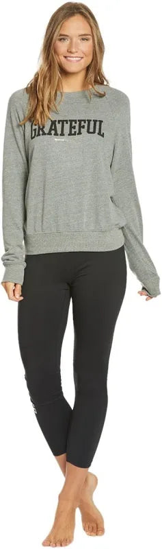 Spiritual Gangster Women's Grateful Old School Graphic Sweatshirt - House of Caelo Athleisure Wear, Yoga Wear &  Women's Clothing