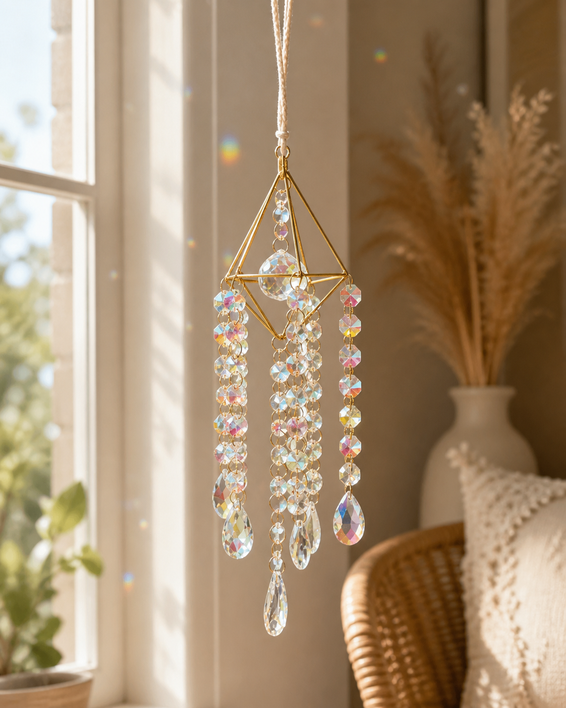 The Prism Light Crystal Suncatcher — main product image