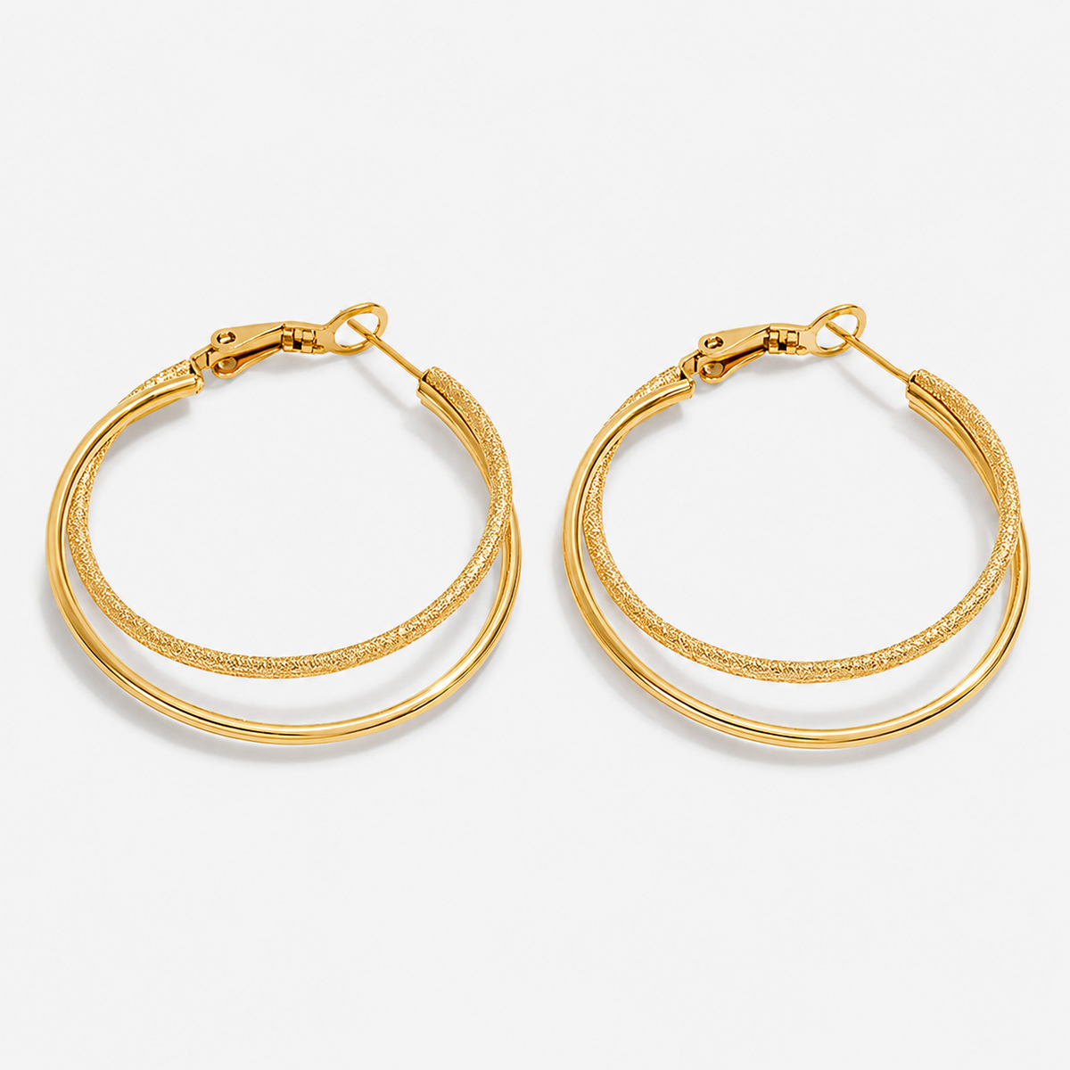 Golden Hour Hoop Earrings - Fitkitty Culture Athleisure Wear, Yoga Wear &  Women's Clothing