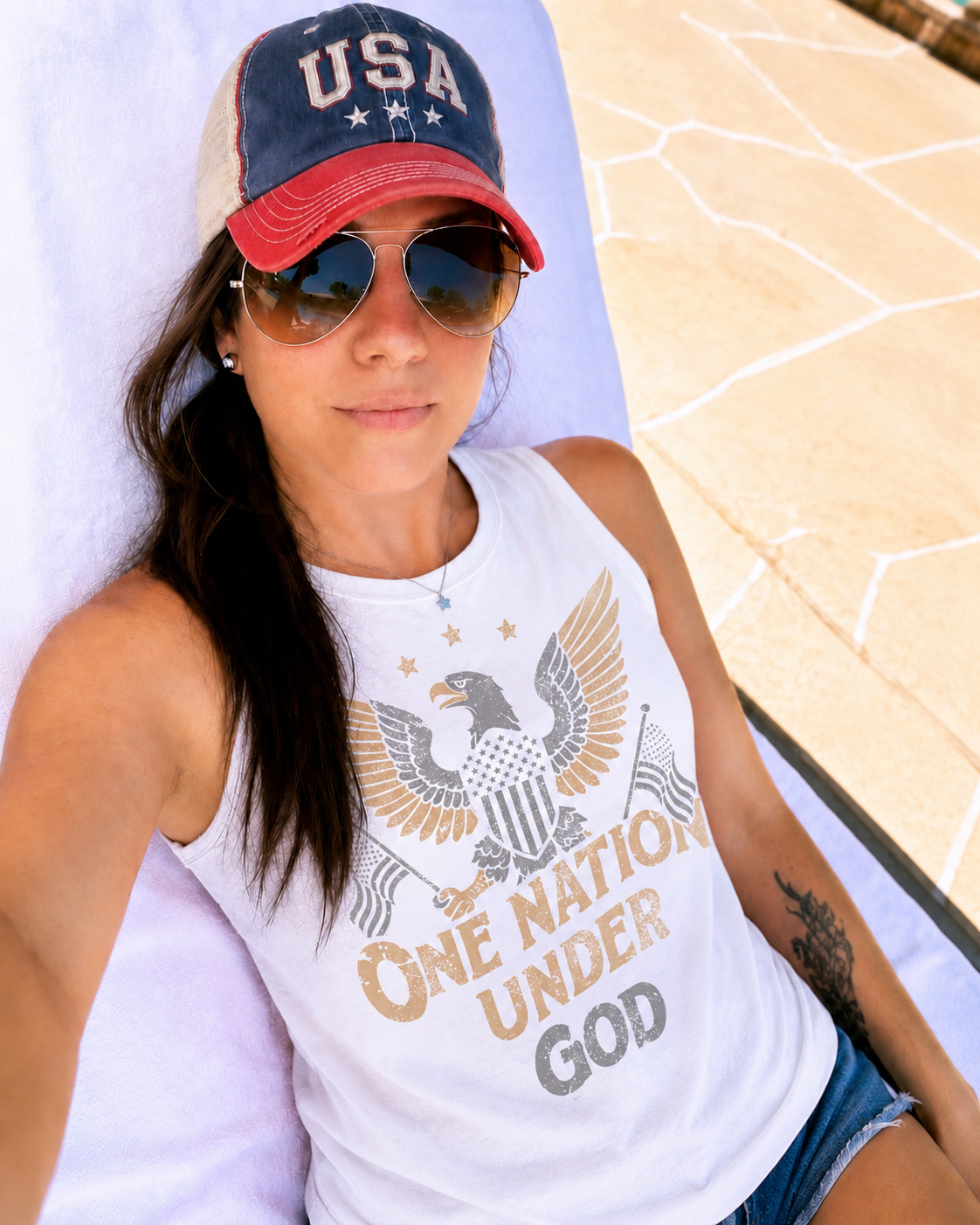 One Nation Mineral Faith Tank | House of Caelo®
