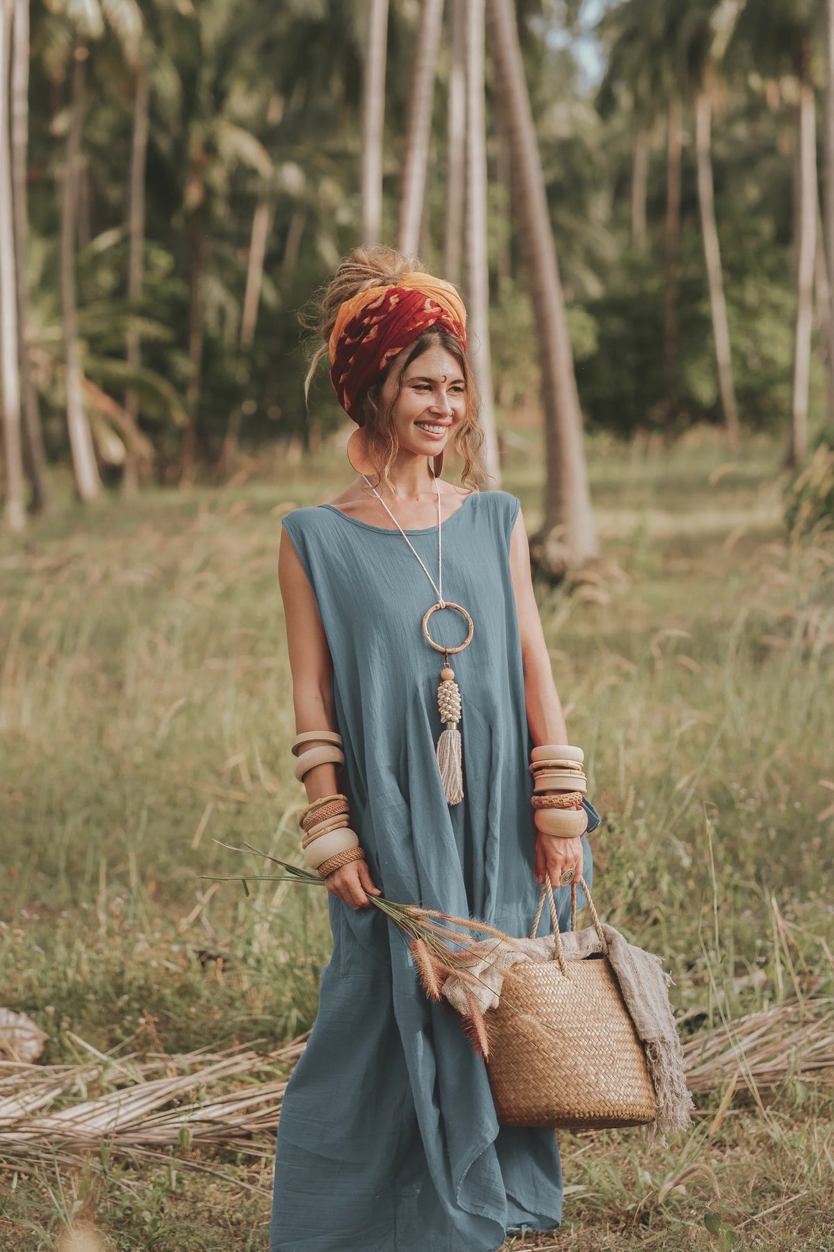 Sky Breeze Maxi Dress — main product image