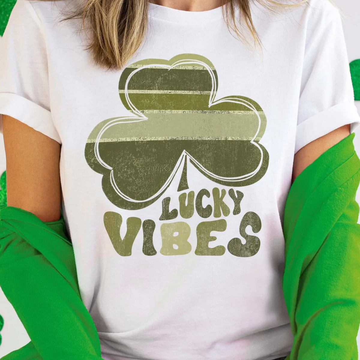 Lucky Vibes Saint Patty's Tee- 2 color options - Fitkitty Culture Athleisure Wear, Yoga Wear &  Women's Clothing