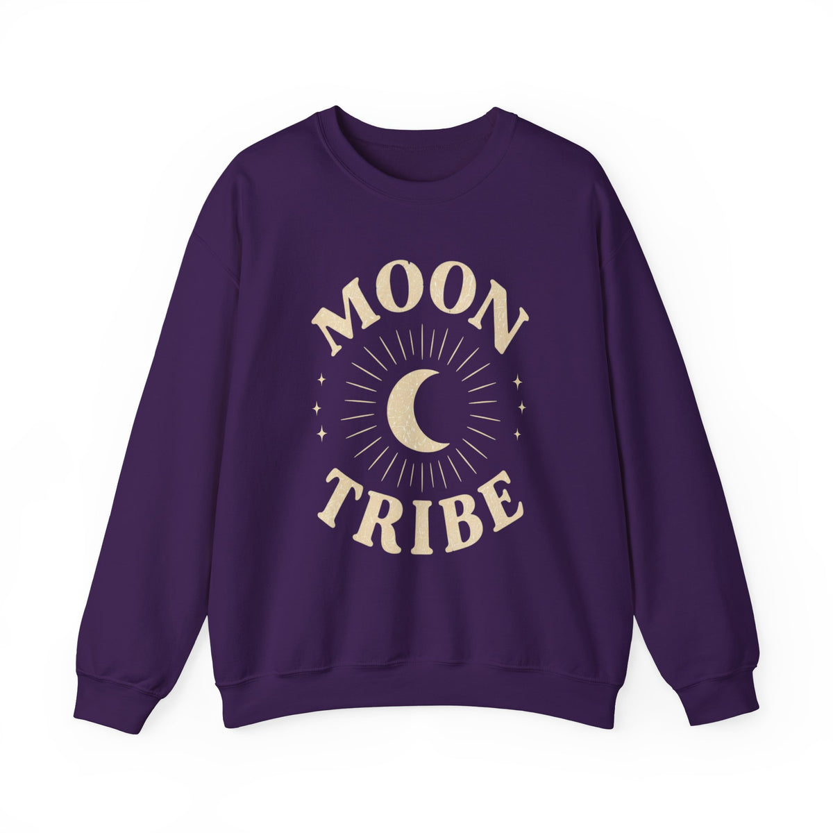 Purple Front Moon Tribe Sweatshirt