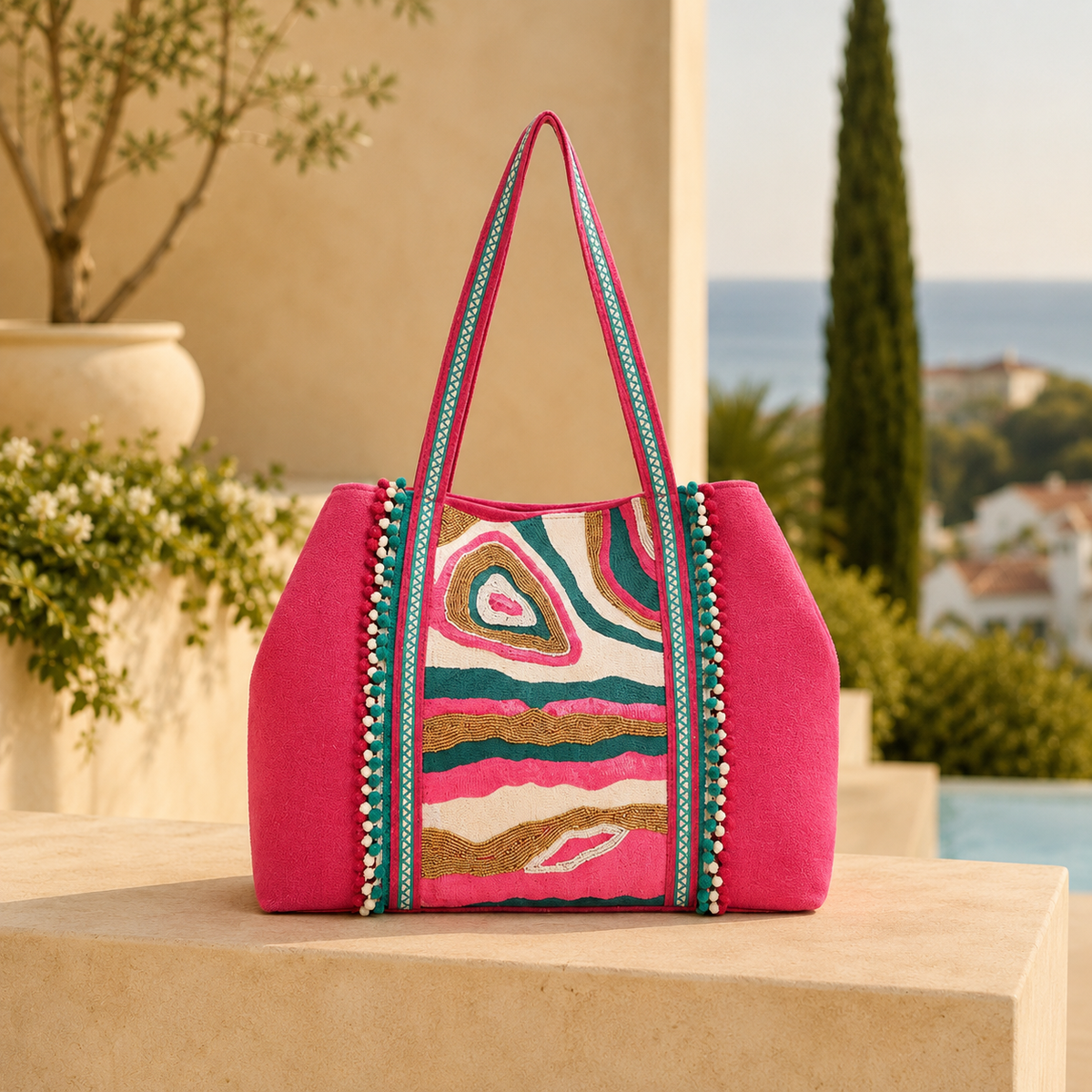 Rhythm Embellished Tote | House of Caelo®