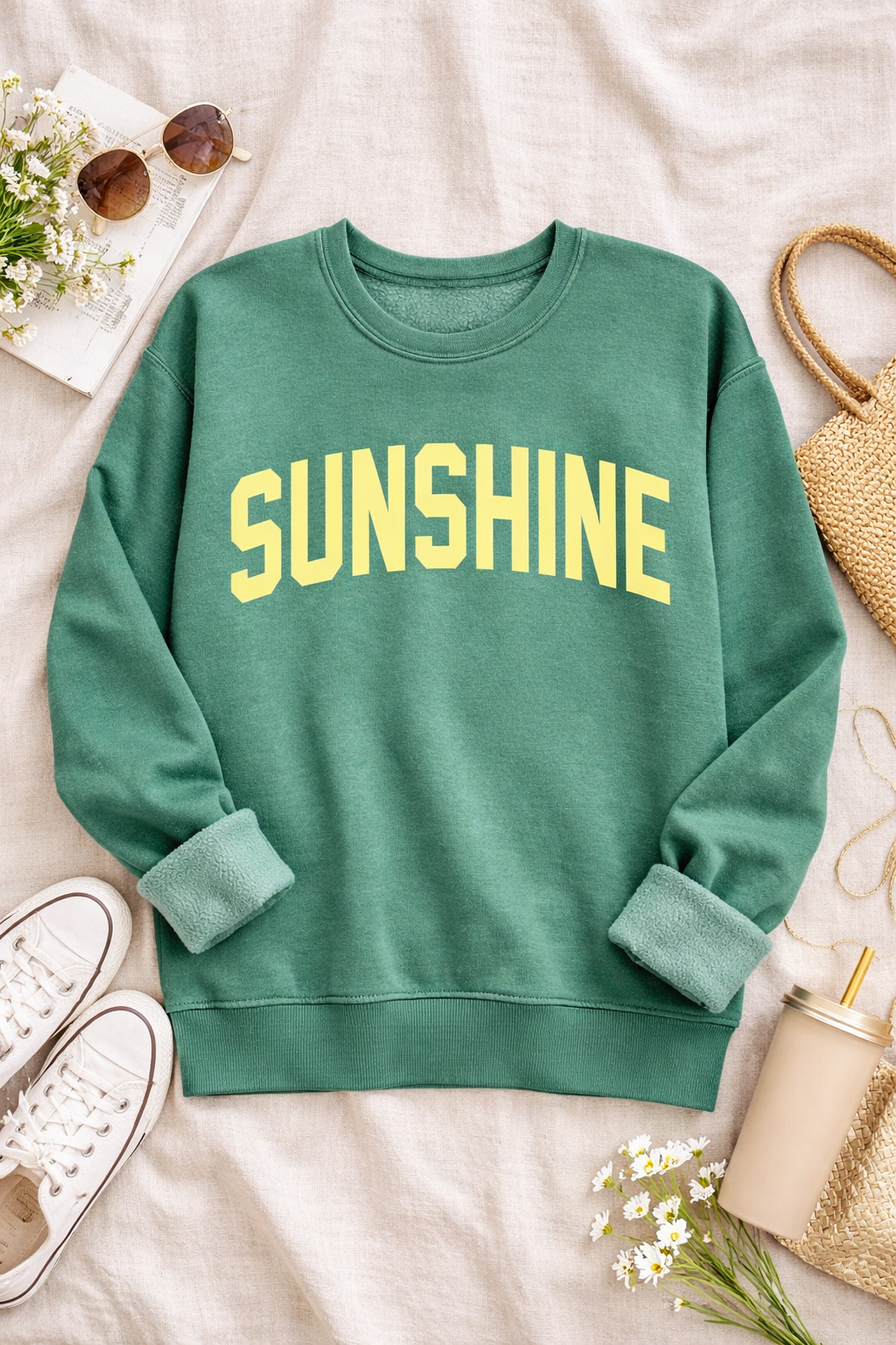 SUNSHINE MINERAL SWEATSHIRT - House of Caelo Athleisure Wear, Yoga Wear &  Women's Clothing