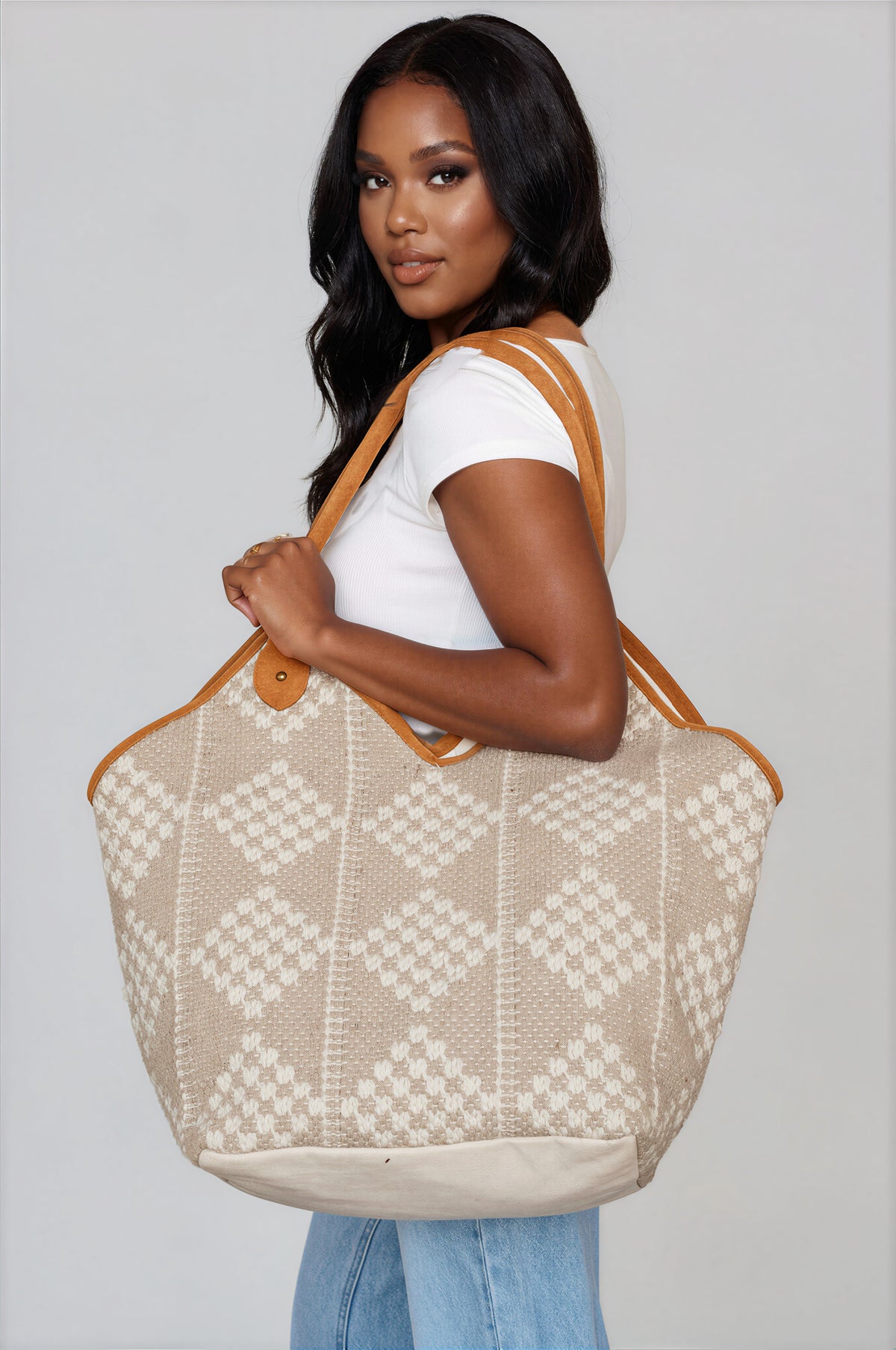 Cream Drink On The Beach Tote - Fitkitty Culture Athleisure Wear, Yoga Wear &  Women's Clothing