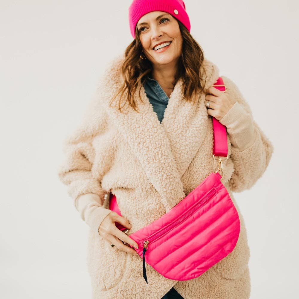 Jolie Puffer Bum Bag - Fitkitty Culture Athleisure Wear, Yoga Wear &  Women's Clothing