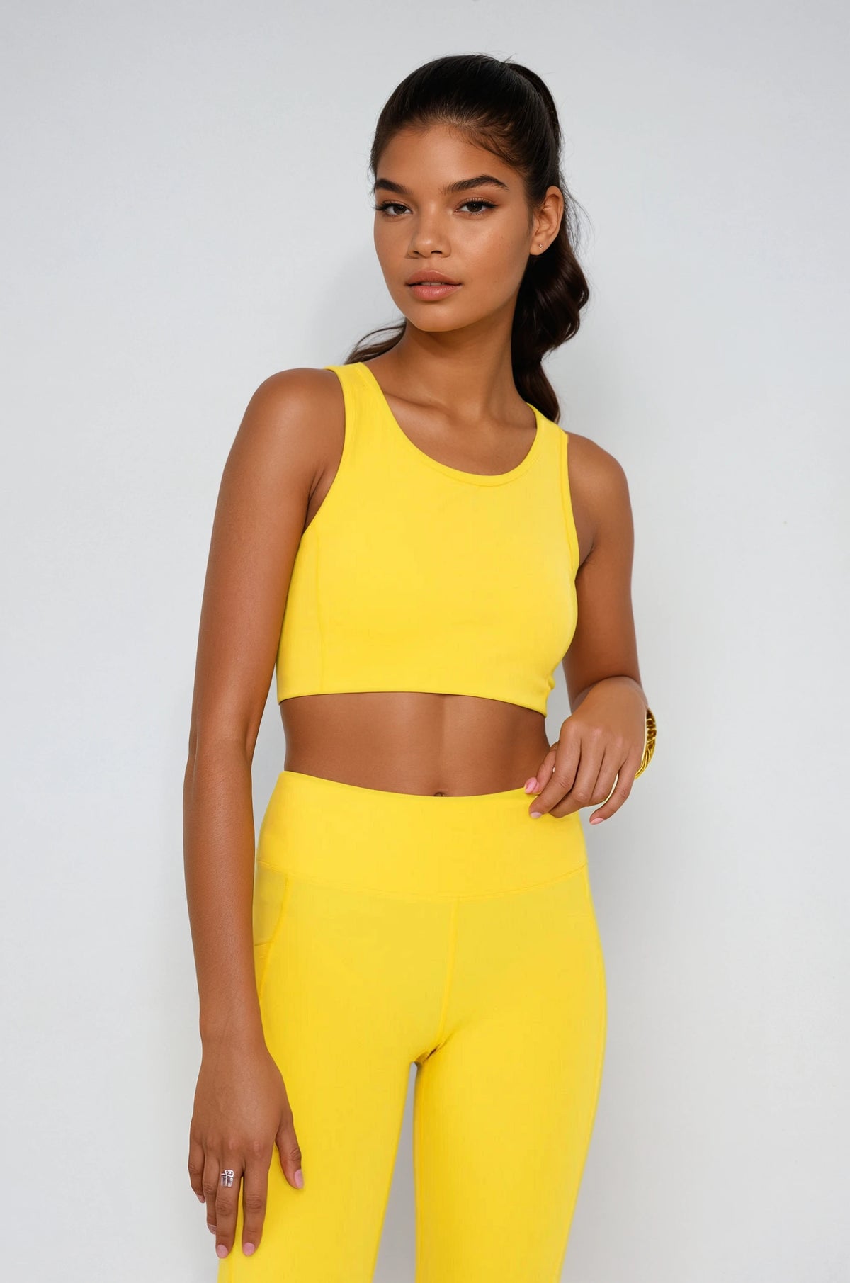 Breathe Easy Cut-Out Back Sports Bra – Lycra® Blend - House of Caelo Athleisure Wear, Yoga Wear &  Women's Clothing