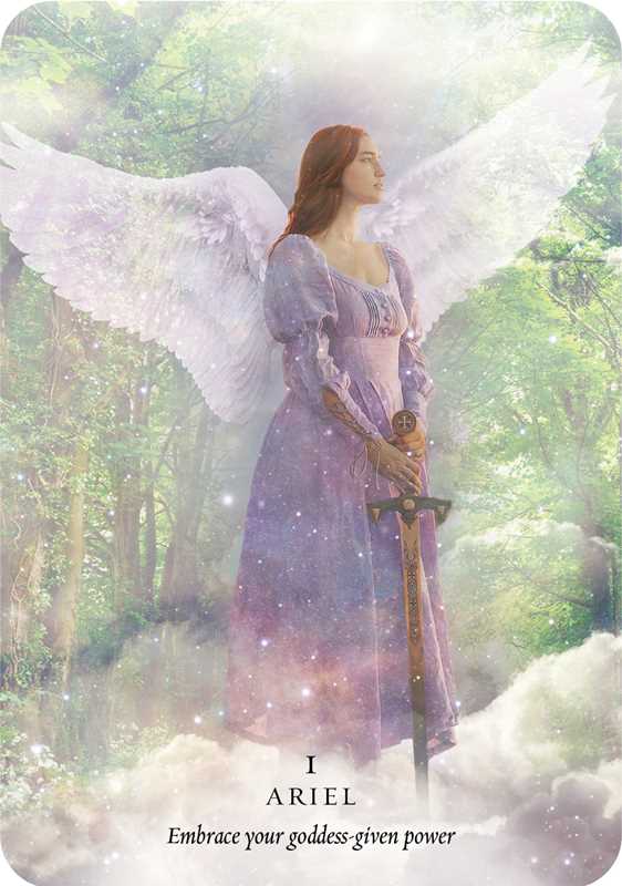 Divine Feminine Archangel Oracle guidebook view