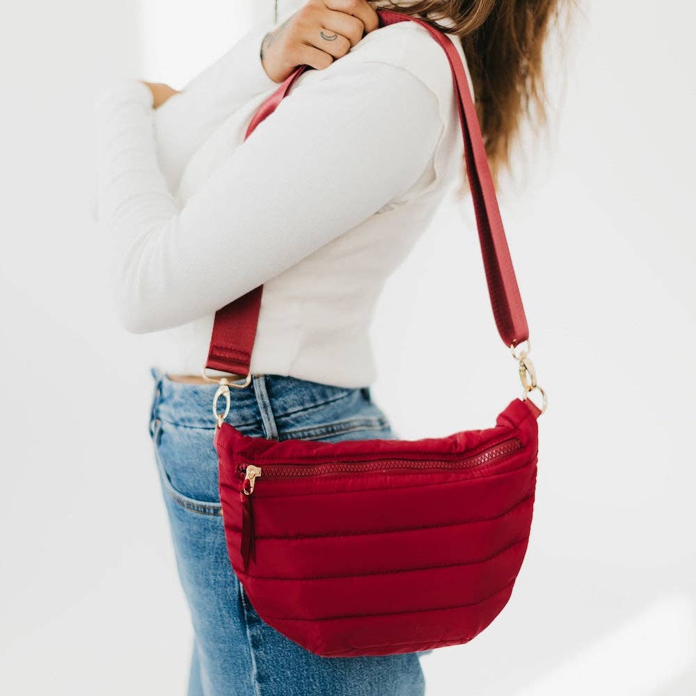 Jolie Quilted Puffer Crossbody Bag — alternate product view 20