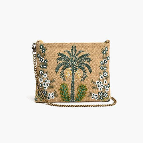 Desert Oasis Embellished Clutch – Luxe Handwoven Jacquard - House of Caelo Athleisure Wear, Yoga Wear &  Women's Clothing