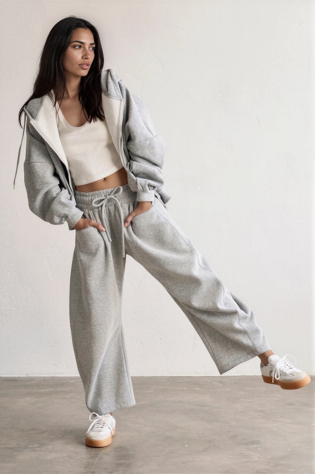 CloudSoft™ Barrel-Leg Sweatpants — alternate product view 5