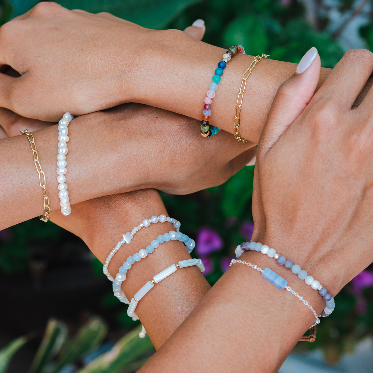 Self Love Pearl 4mm Healing Bracelet - House of Caelo Athleisure Wear, Yoga Wear &  Women's Clothing