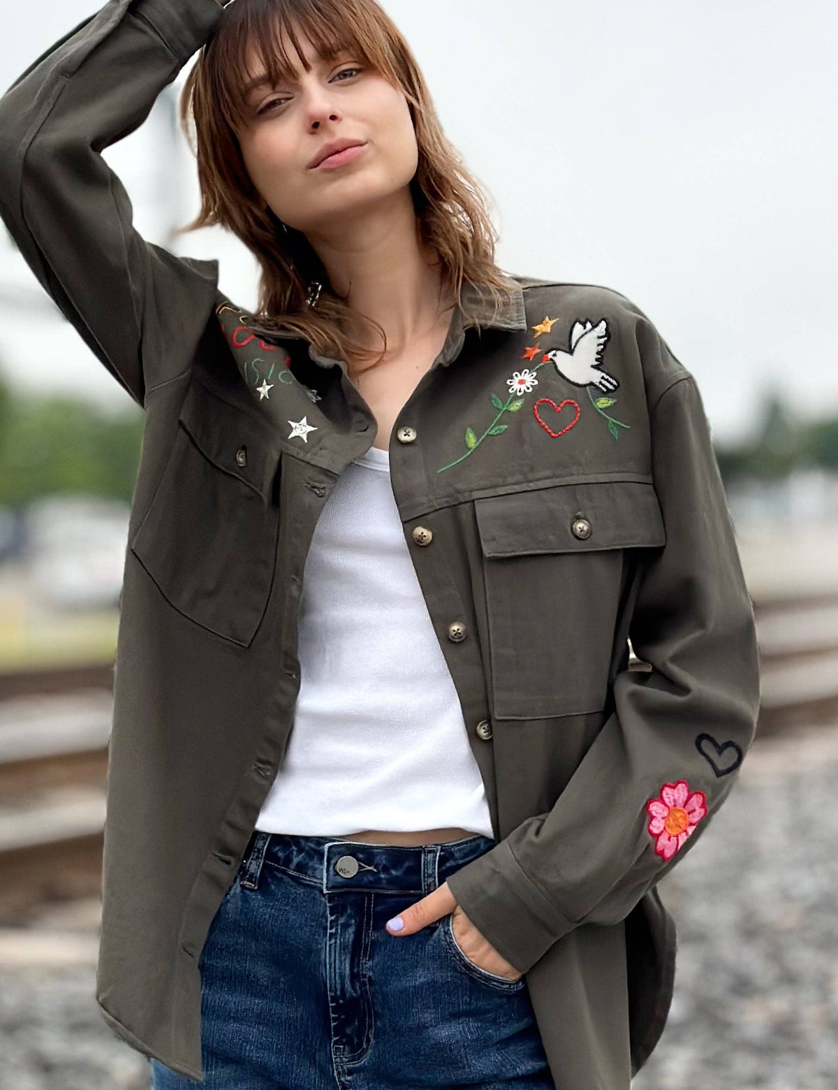 Peace Love and Music Shirt — alternate product view 7