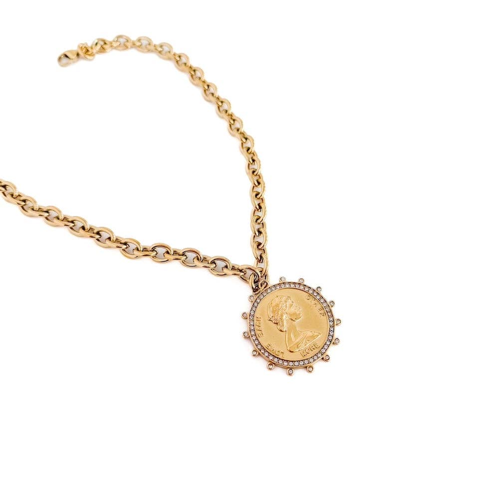 Love Each Other More Pendant Necklace - WATERPROOF - House of Caelo Athleisure Wear, Yoga Wear &  Women's Clothing