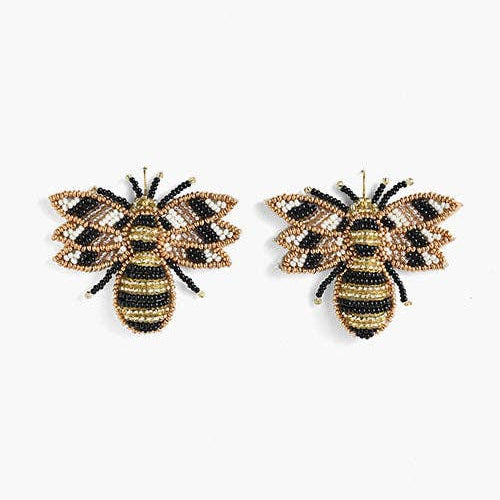 Golden Bee Earrings - House of Caelo Athleisure Wear, Yoga Wear &  Women's Clothing