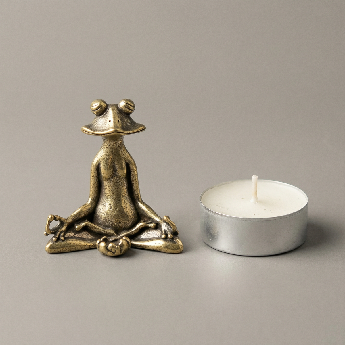 Zen Brass Incense Frog — alternate product view 9