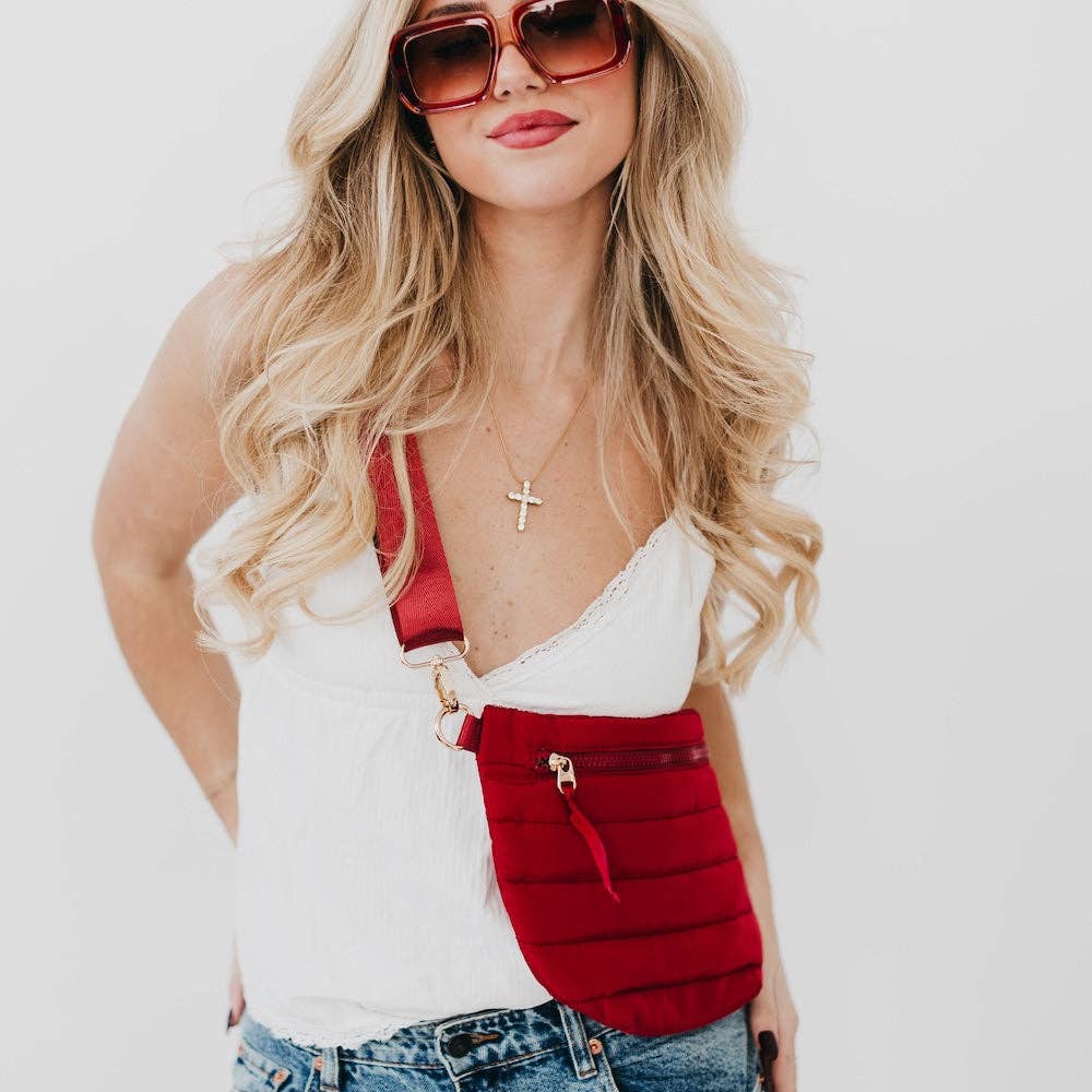 Jolie Puffer Bum Bag - Fitkitty Culture Athleisure Wear, Yoga Wear &  Women's Clothing