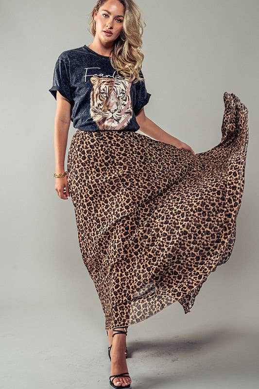 Fierce Flow Leopard Skirt - House of Caelo Athleisure Wear, Yoga Wear &  Women's Clothing
